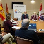 Miguel Ángel de Vicente mantiene un encuentro con la directiva de Colegio Oficial de Farmacéuticos de Segovia