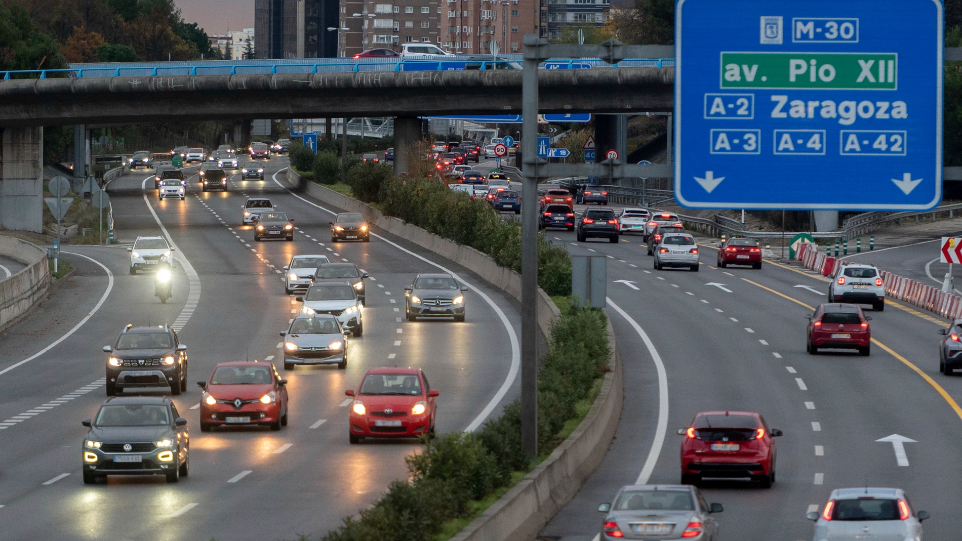 Tráfico en la carretera
