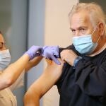 Vacunación con la tercera dosis contra la Covid-19 en Valladolid (Castilla- León)