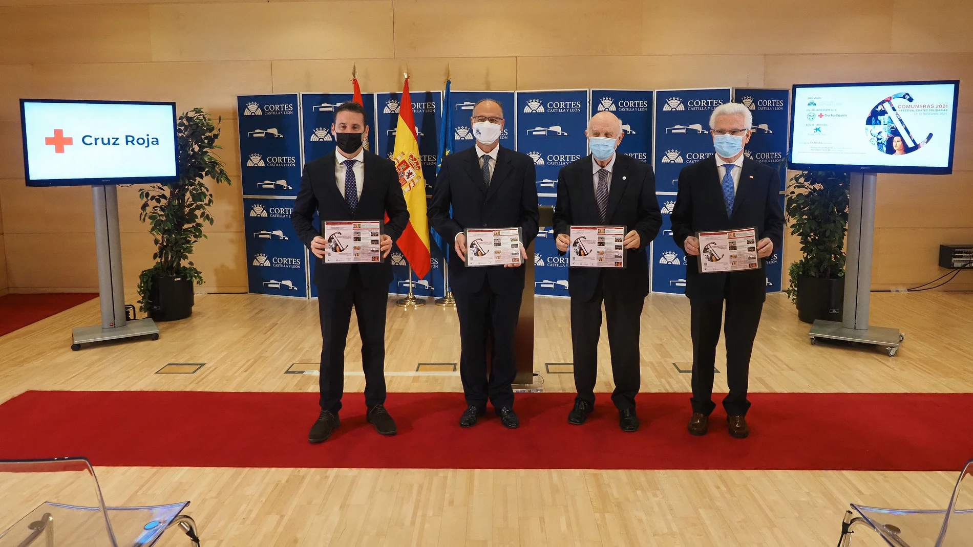 Presentación de "Comuneras 2021" en las Cortes regionales