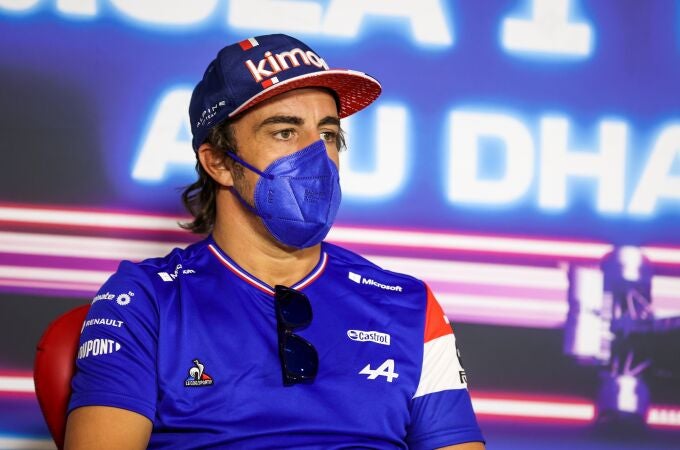 Fernando Alonso, antes del último Gran Premio de Abu Dhabi