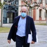 El vicepresidente, portavoz y consejero de Transparencia, Ordenación del Territorio y Acción Exterior, Francisco Igea, comparece en rueda de prensa posterior al Consejo de Gobierno