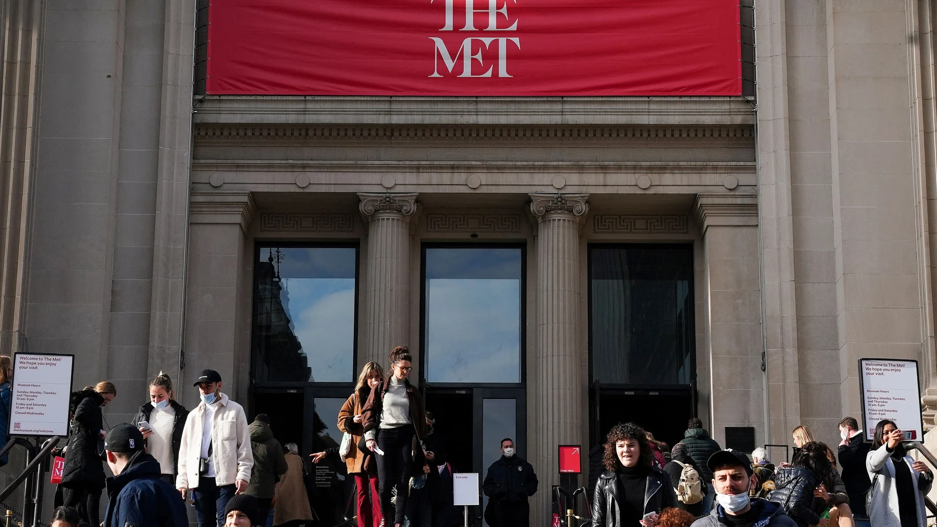El Museo Metropolitano de Arte de Nueva York, uno de los museos que empezara a tomar medidas contra Ómicron.  REUTERS/Carlo Allegri