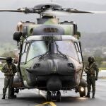 Un helicóptero europeo MRH90 Taipan en Australia