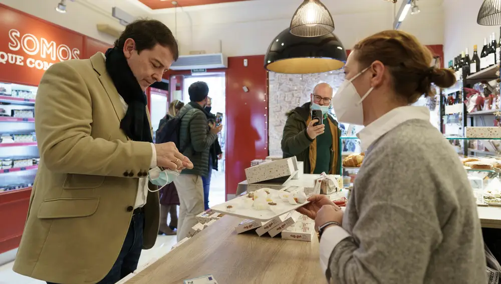 El presidente del Partido Popular de Castilla y León, Alfonso Fernández Mañueco, visitó Ávila