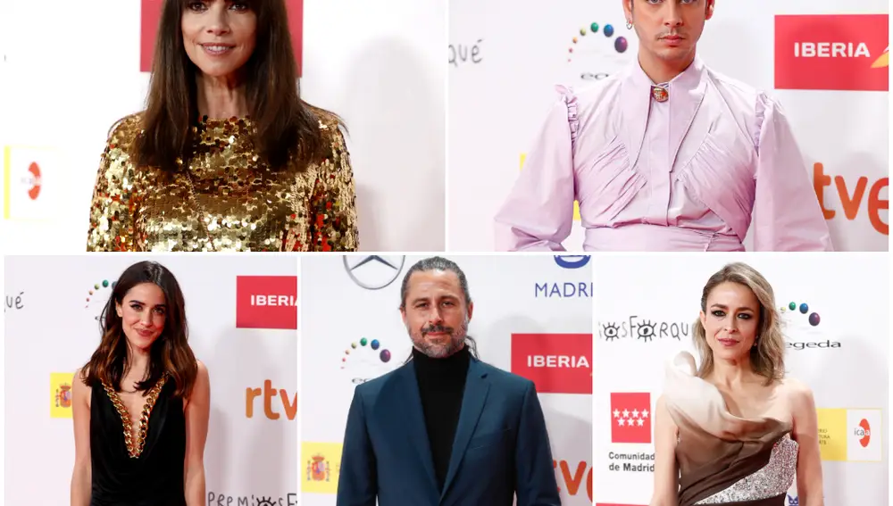 Maribel Verdú, Macarena García, Hugo Silvia, Silvia Abascal y Eduardo Casanova en los 'Premios Forqué'