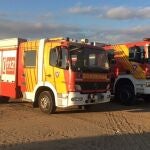 Vehículos de Bomberos del 112