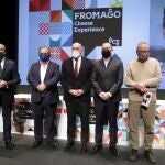 El consejero de Agricultura, Ganadería y Desarrollo Rural, Jesús Julio Carnero, asiste a la presentación de la Feria Internacional del Queso (Fromago).