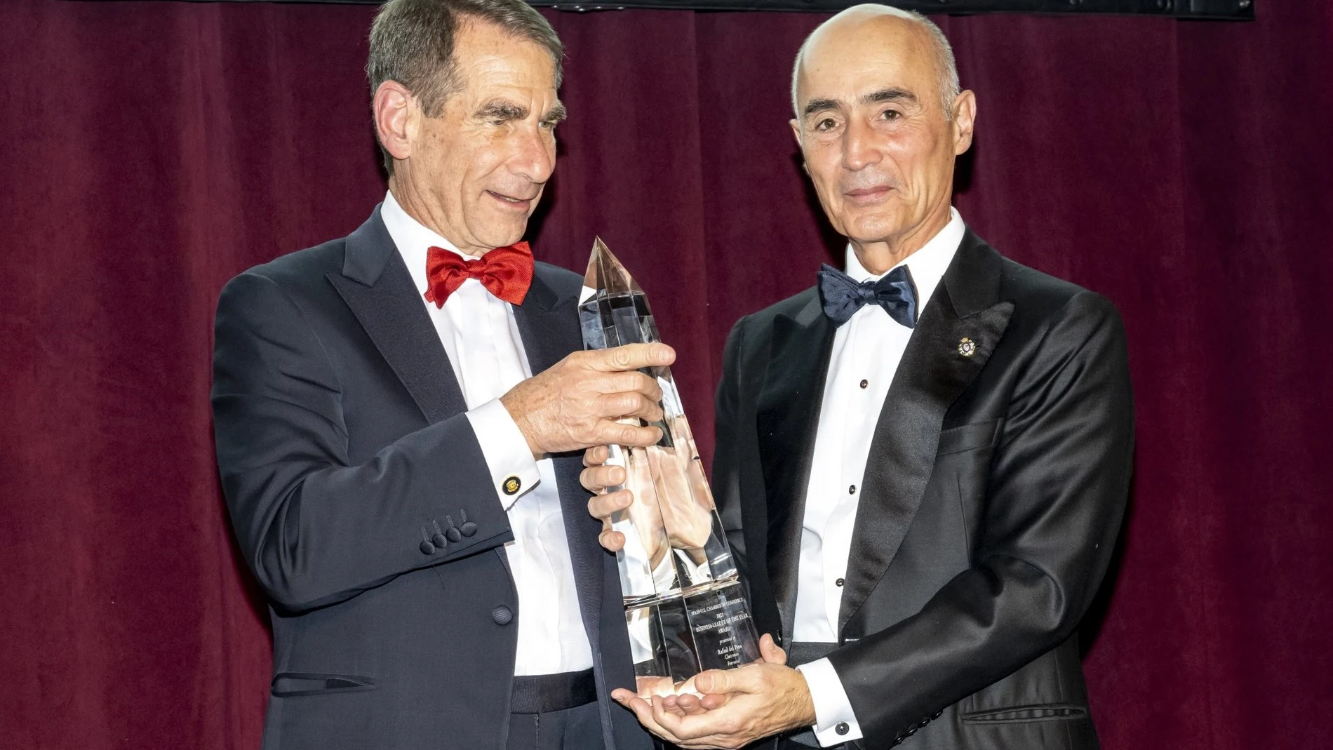 Rafael del Pino, presidente de Ferrovial, recibe el premio a Líder Empresarial del Año de la Cámara de Comercio España-Estados UnidosFERROVIAL14/12/2021