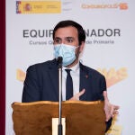 El ministro de Consumo, Alberto Garzón, interviene en la entrega de los Premios Consumópolis 2020-2021,en Cuenca, en una imagen de archivo