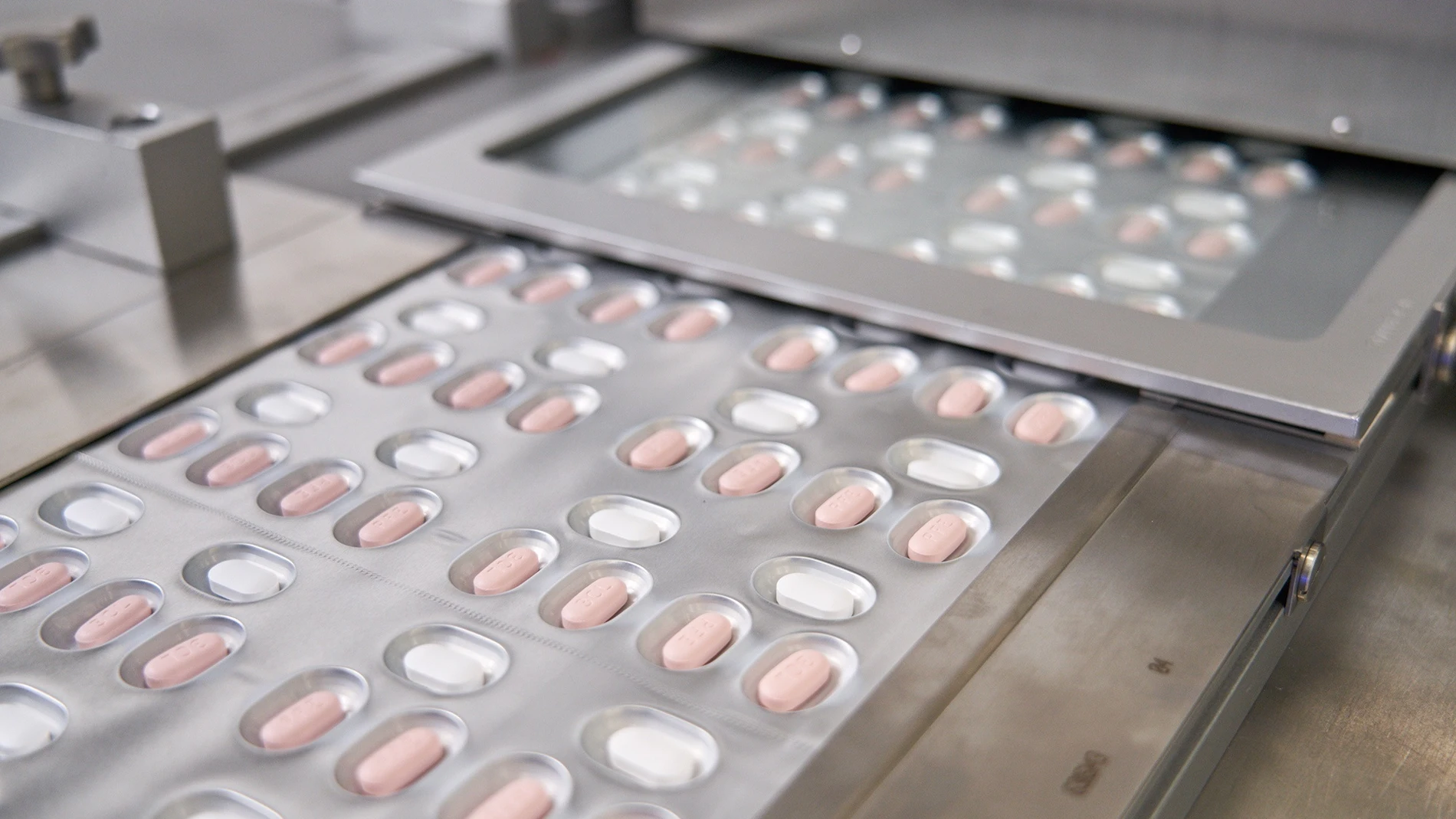 En la imagen, píldoras de Paxlovid fabricadas por Pfizer en Acoli, Italia