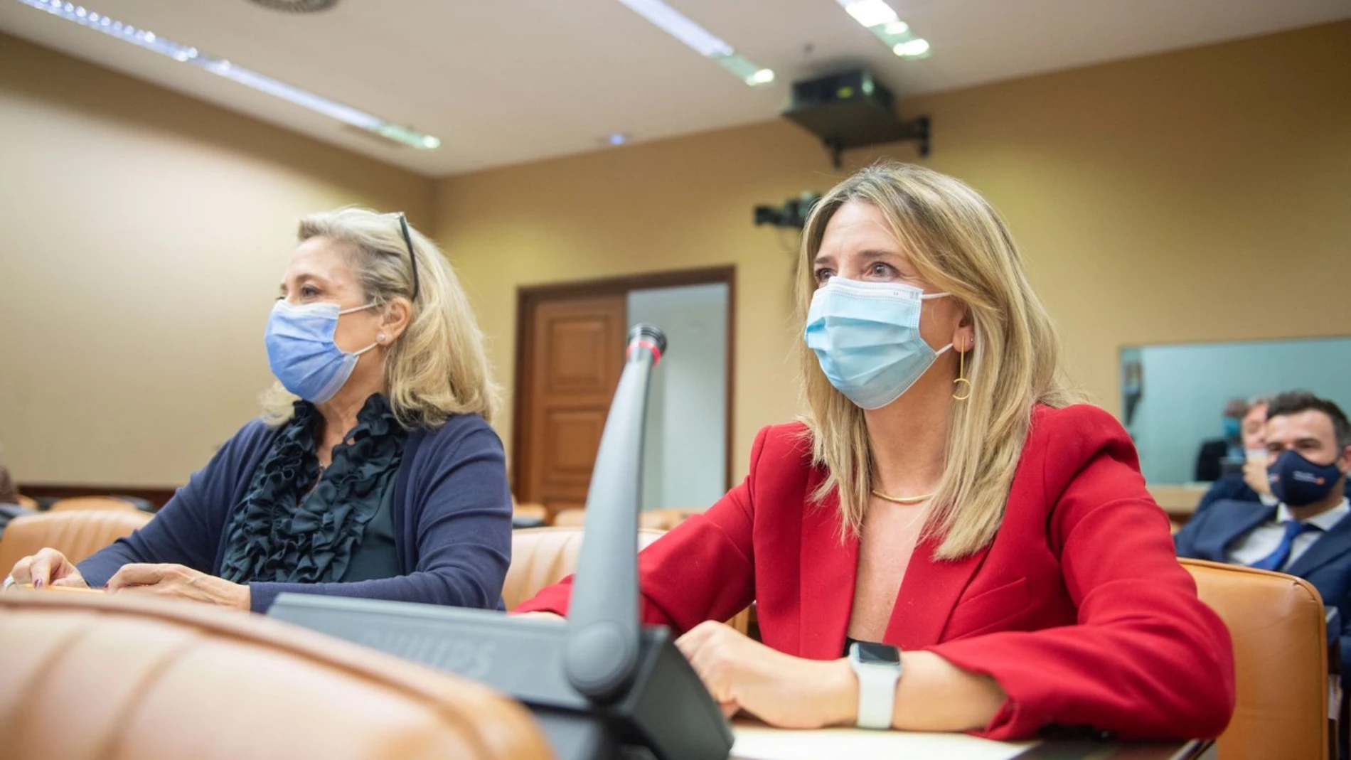 La diputada del PP por Ávila, Alicia García, durante la Comisión de Interior del Congreso