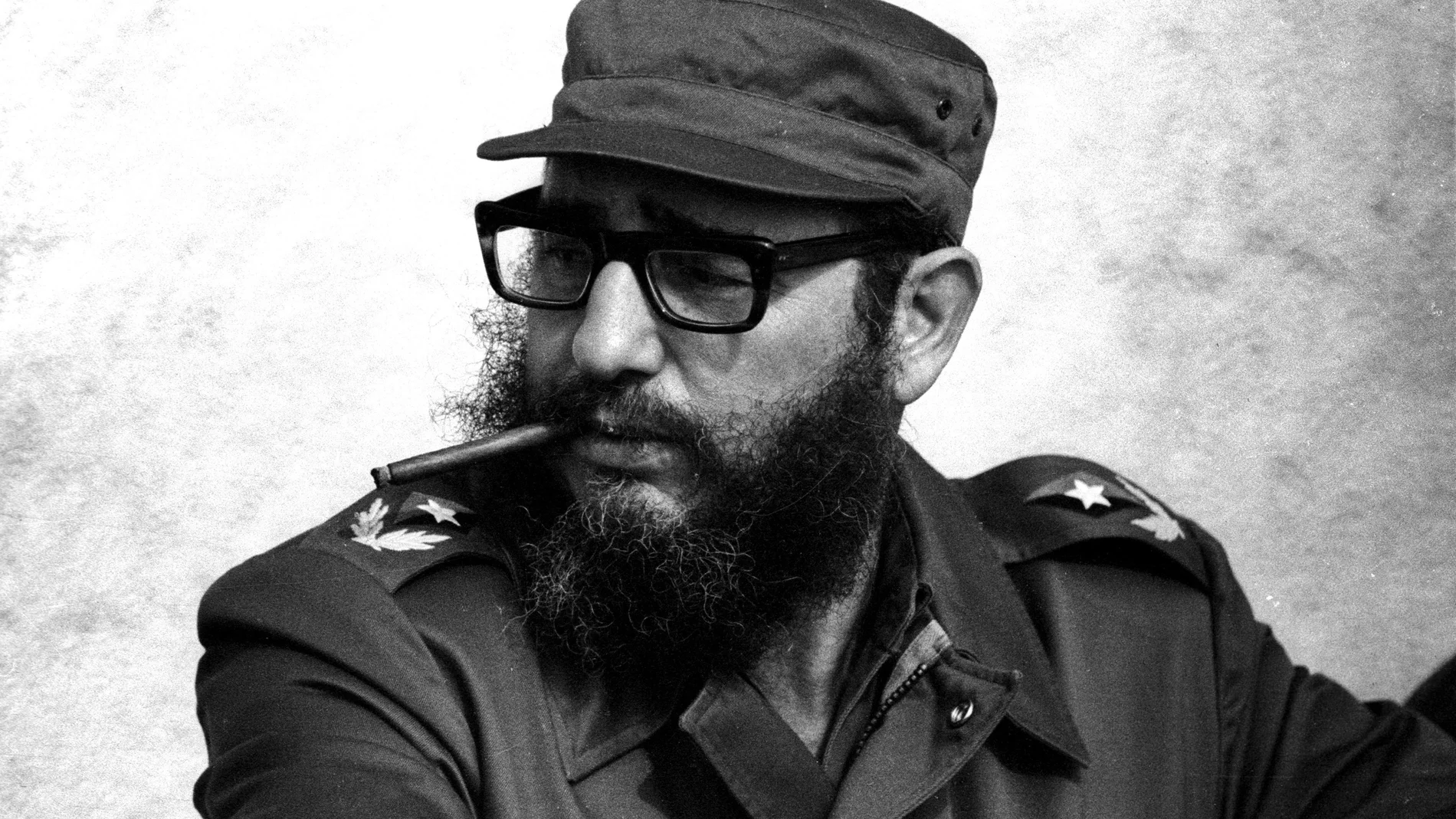 Una imagen del líder cubano Fidel Castro, en La Habana (Cuba).