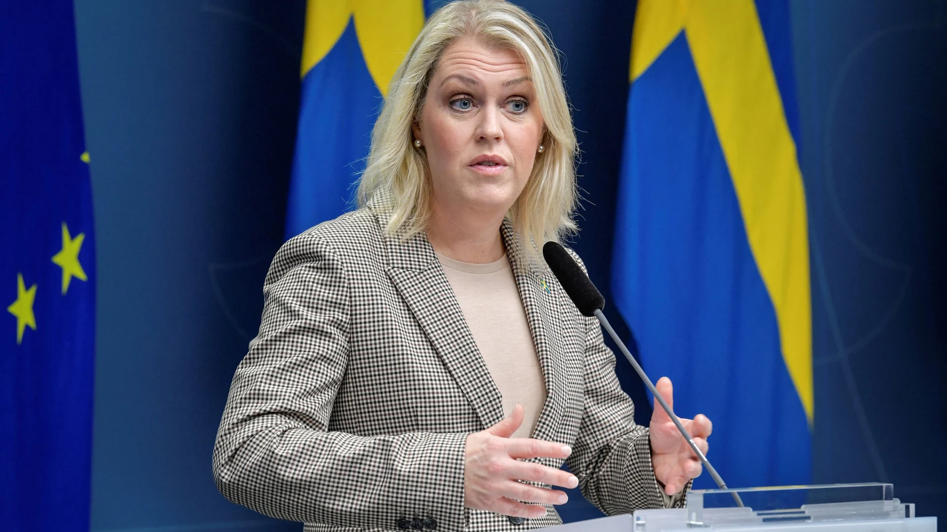 La ministra de sanidad sueca, Lena Hallengren