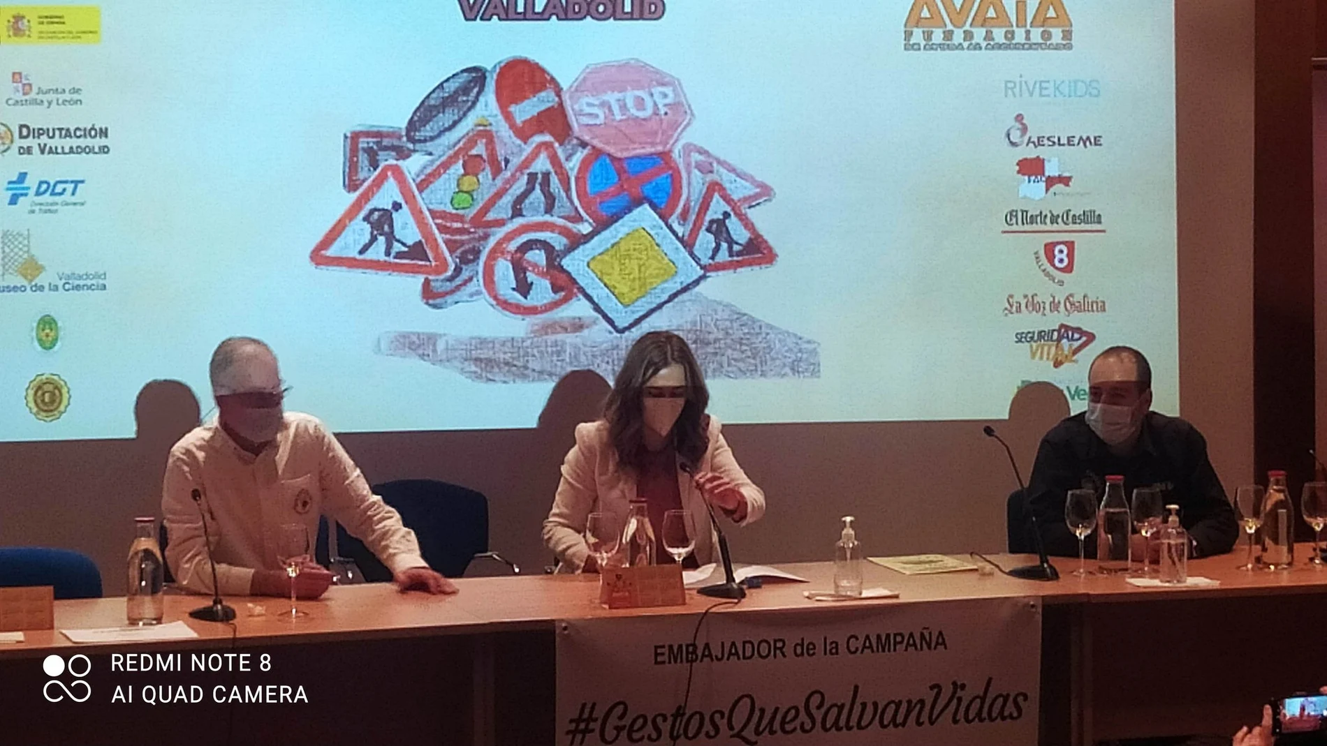 La delegada del Gobierno en Castilla y León, Virginia Barcones, inaugura la jornada sobre seguridad vial