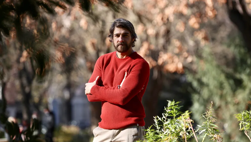 Félix Gómez, actor, en el Jardín Botánico de Madrid ￼