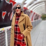 Carmen Gimeno con conjunto de Zara.