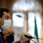El presidente de la Junta de Andalucía, Juanma Moreno