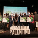 Premiados en la gala 'Mundo Rural Palentino' organizada por Onda Cero en Torquemada (Palencia)