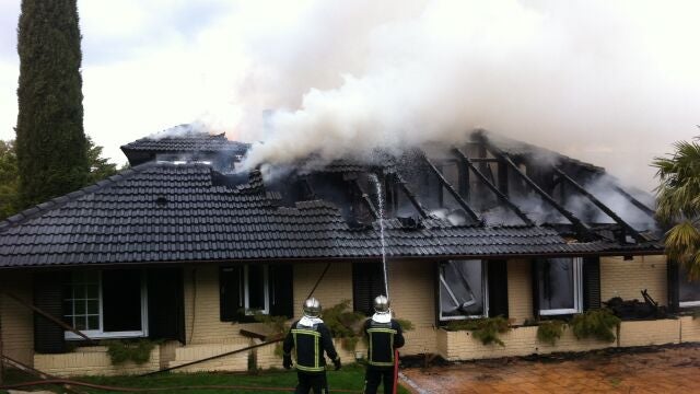 Incendio en una vivienda