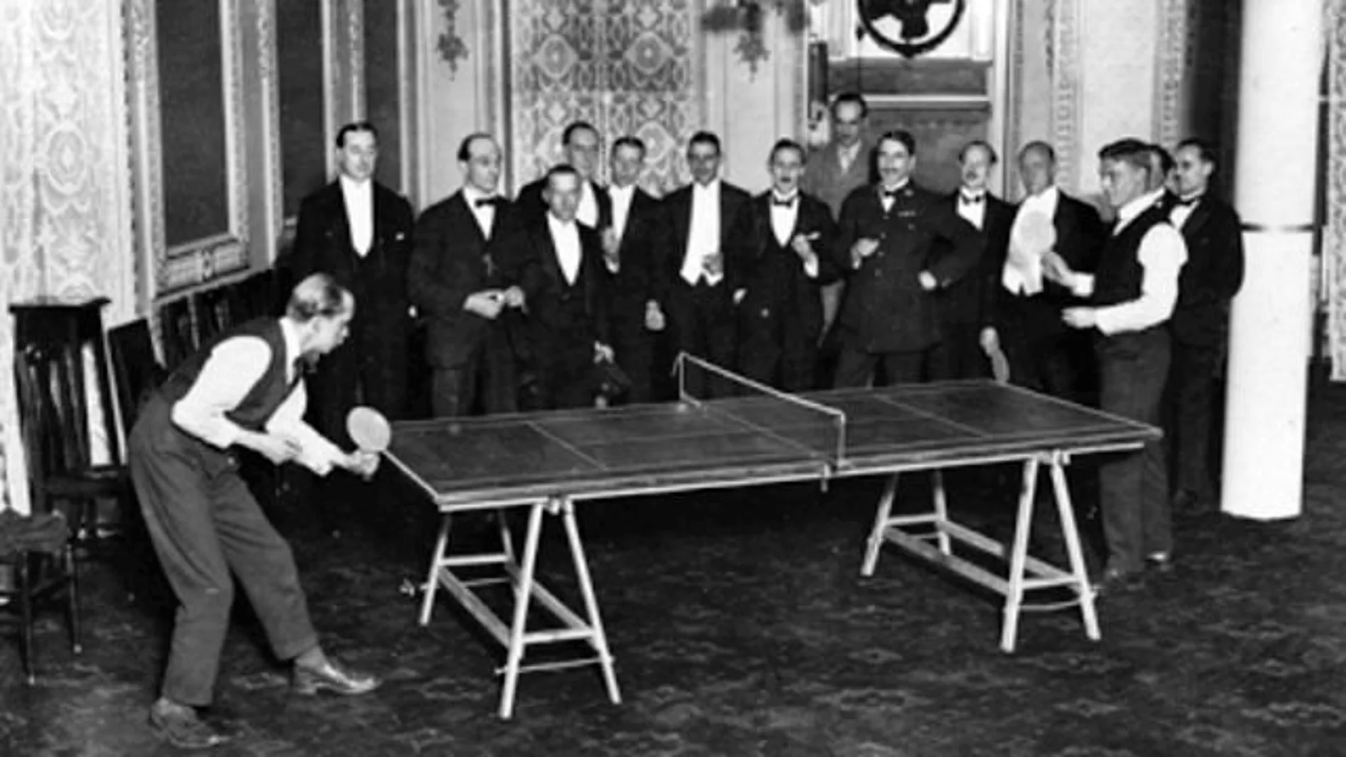 El tenis de mesa disputó su primer torneo hace 120 años en Londres