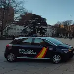 Un coche patrulla de la Policía Nacional de Valladolid