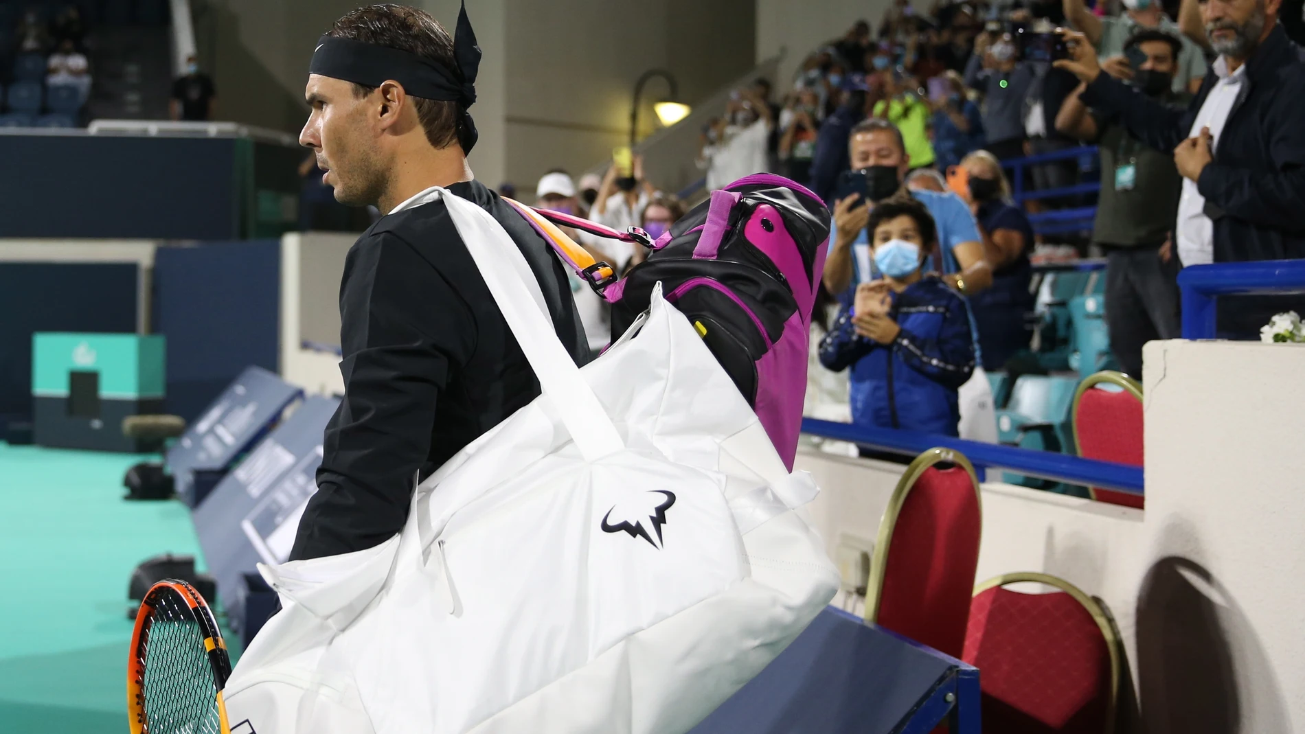 Rafael Nadal compitió el pasado fin de semana en Abu Dabi en un torneo de exhibición
