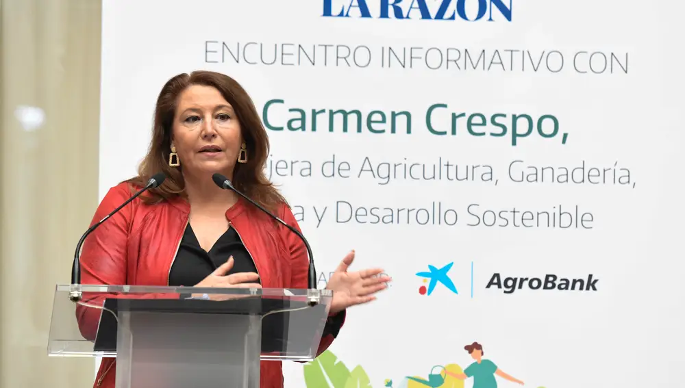 La consejera de Agricultura, Carmen Crespo