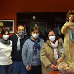 La rectora de la UCAV, Mª del Rosario Sáez Yuguero, ha recibido esta donación de la mano de Mateo Julio Martín, sobrino de Angelita de Francisco