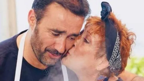 Juanma Castaño y Verónica Forqué en MasterChef