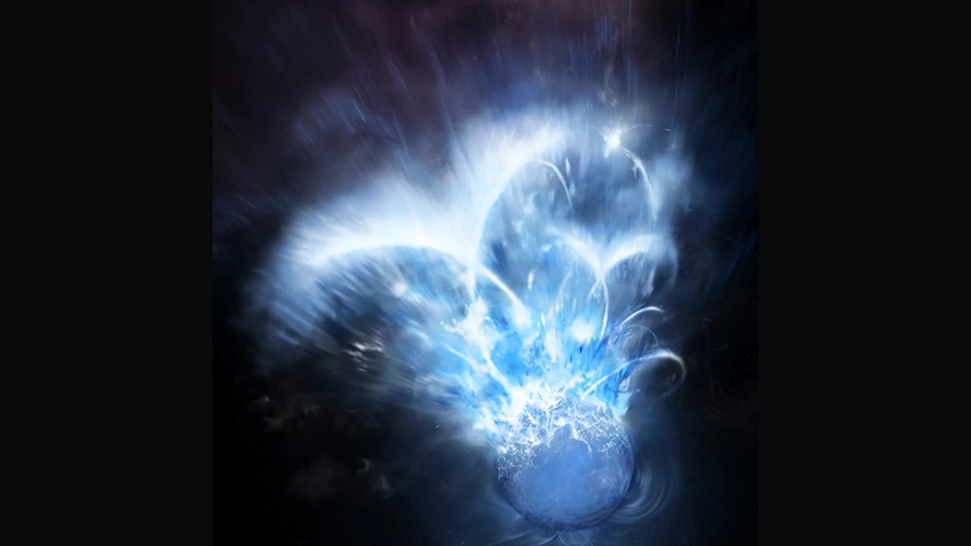 Llamarada magnética de una estrella de neutrones. UNIVERSIDAD DE CÁDIZ