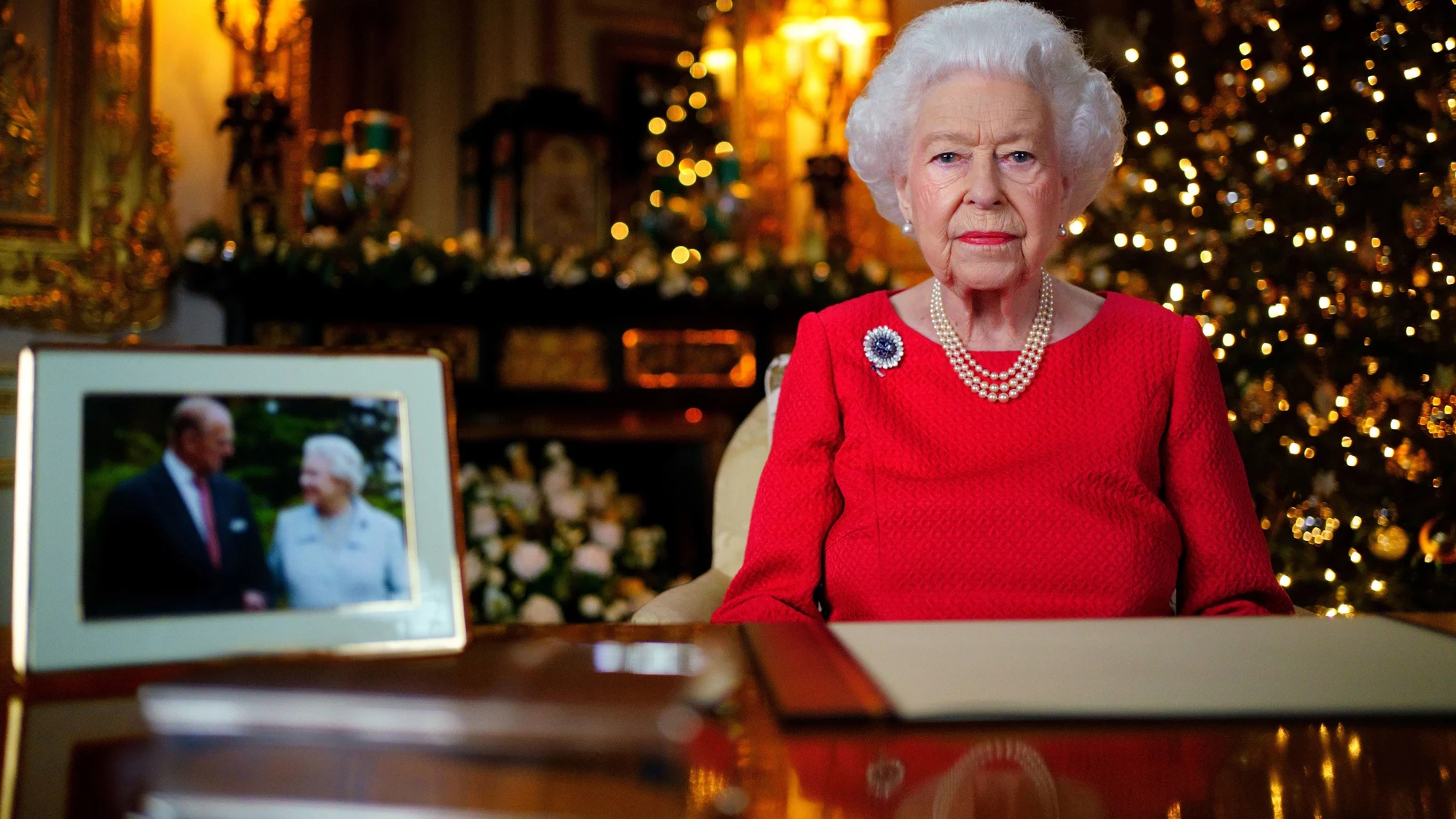 La Reina Isabel II en su discurso de Navidad