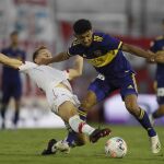 Cristian Medina con Boca Juniors.