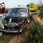 Imagen del accidente en Abanilla