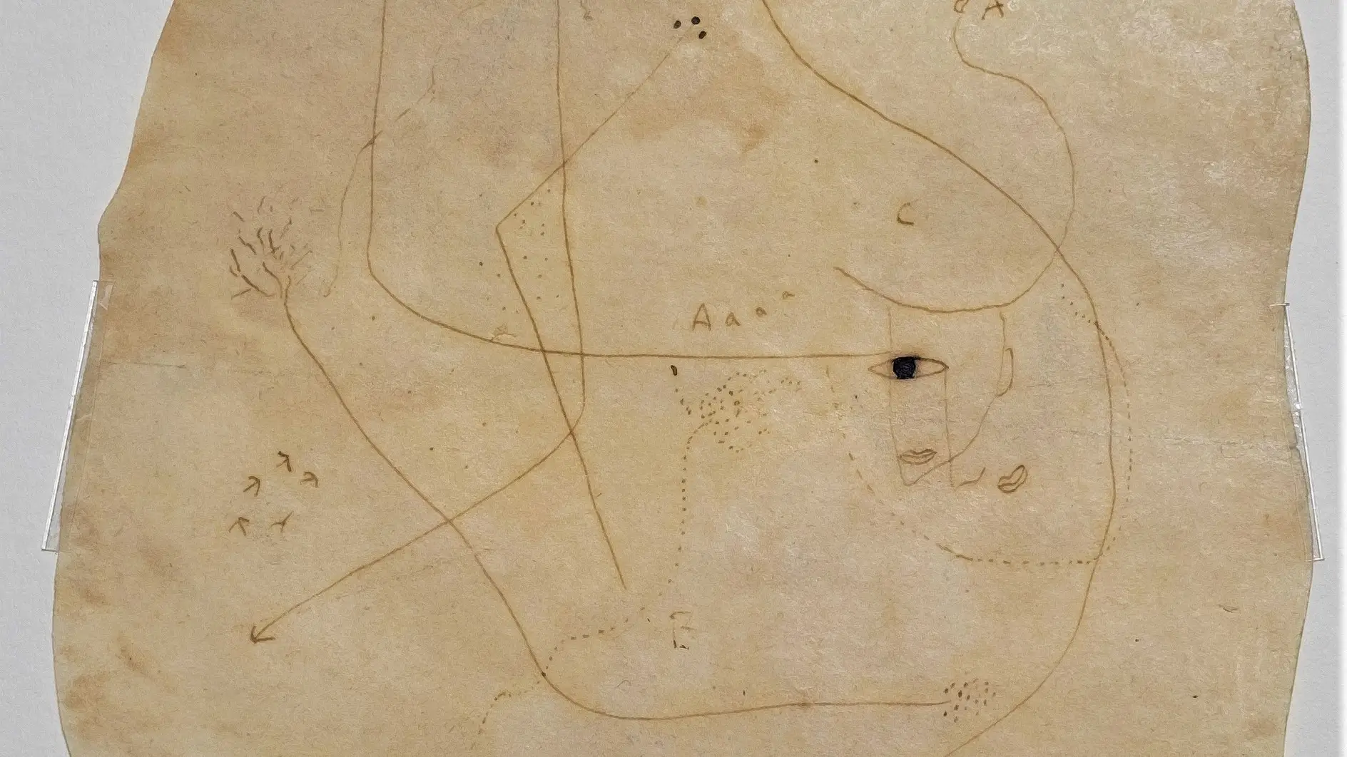 &quot;Nostalgia&quot;, un dibujo de 1927 donde aparece retratado Dalí por Lorca