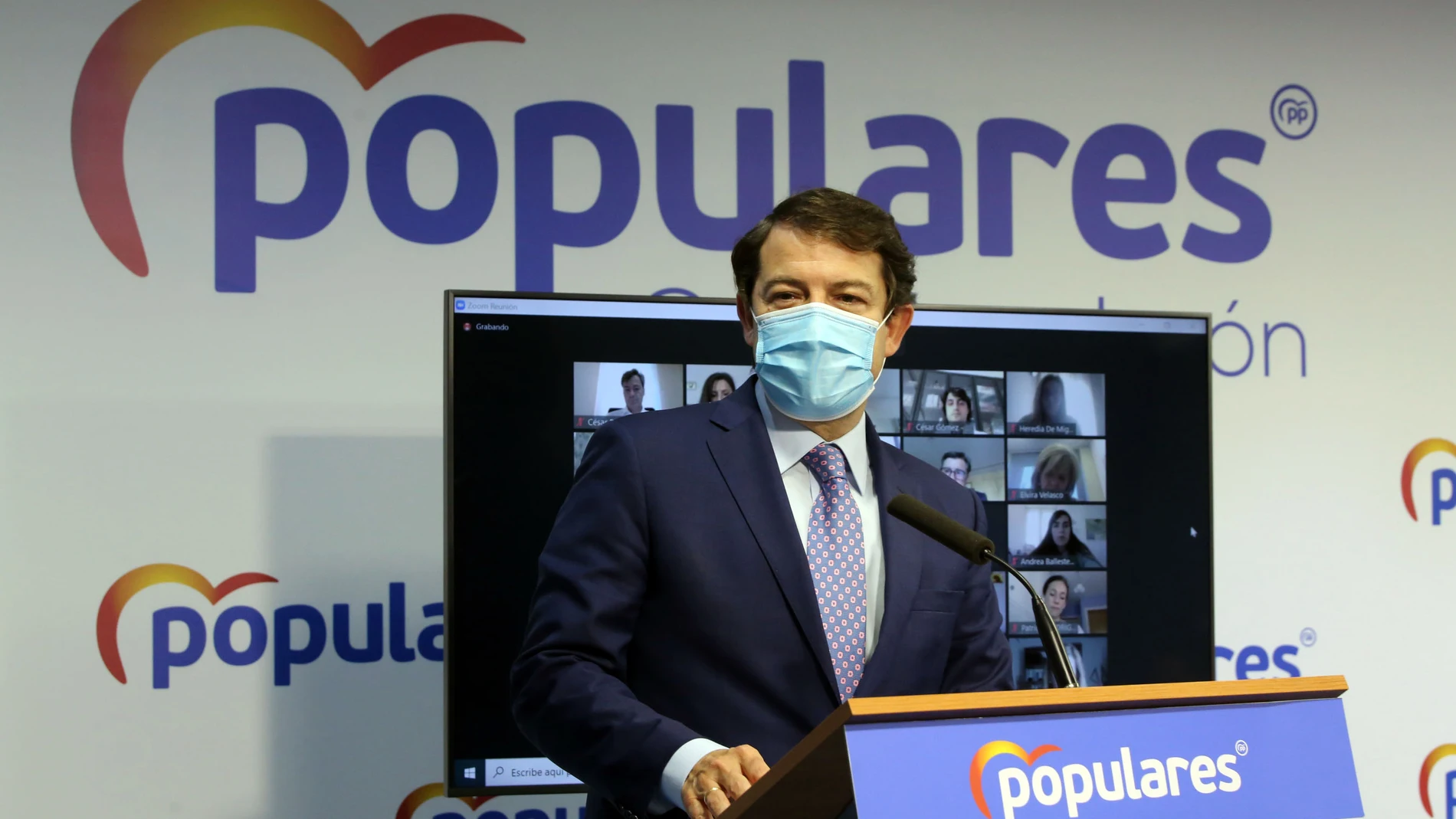 El presidente del PP de Castilla y León, Alfonso Fernández Mañueco