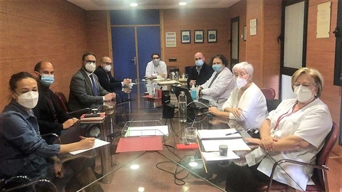 Reunión de la Consejería de Salud con el Ayuntamiento de Lorca