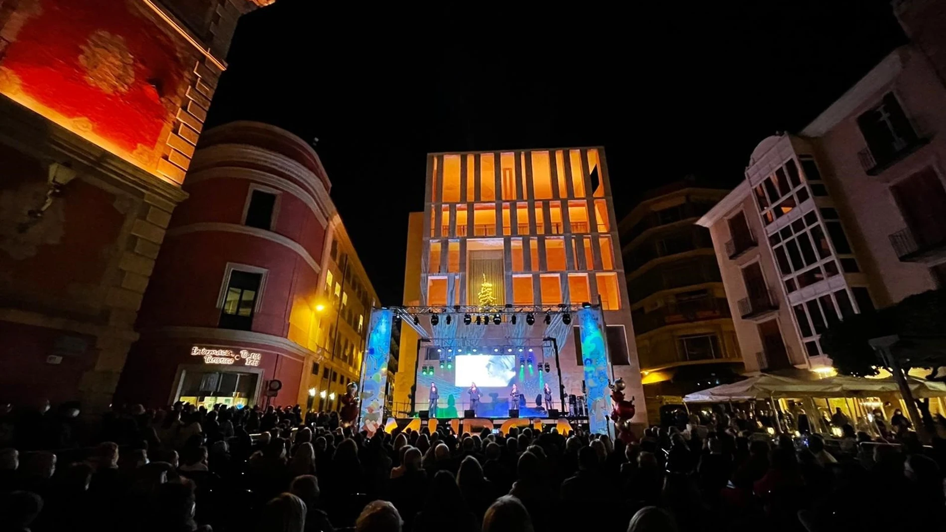 Imagen de uno de los conciertos en la plaza Belluga de Murcia