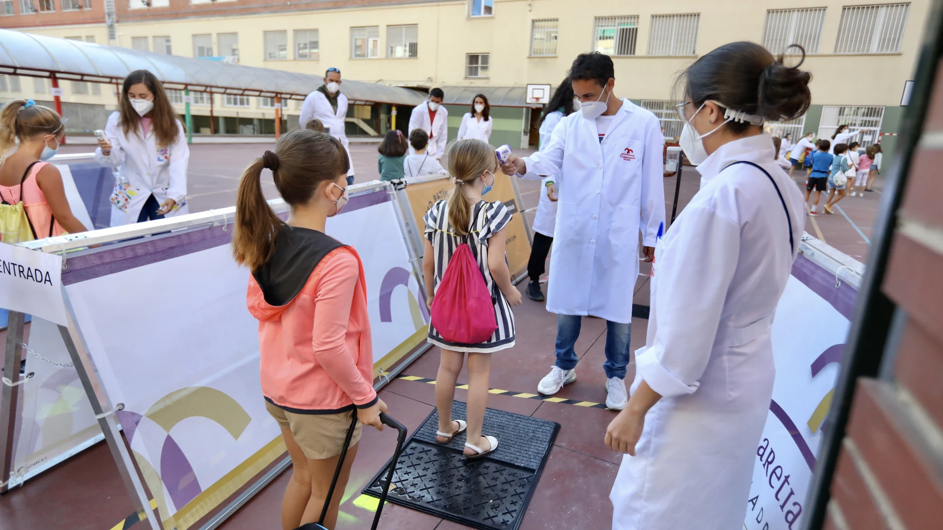 Vuelta al cole con las medidas de seguridad y sanitarias para evitar la transmisión de coronavirus