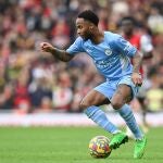 Raheem Sterling, delantero del Manchester City.