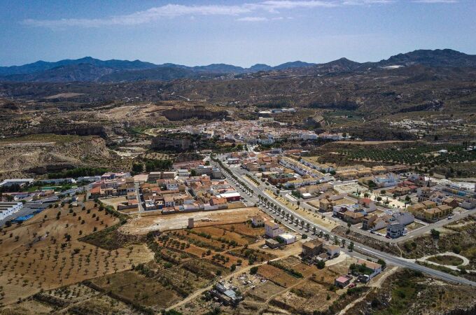 Vista del municipio almeriense de Sorbas