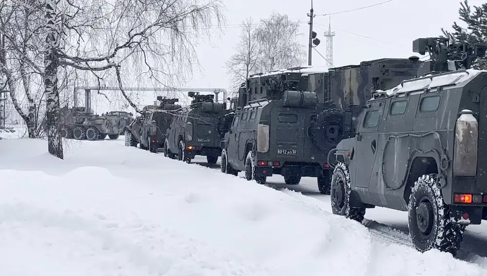 En total el llamado contingente de paz en Kazajistán será de hasta 2.500 soldados