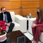 Reunión de la delegada del Gobierno,Virginia Barcones, con el secretario general de Instituciones Penitenciarias