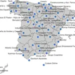 Mapa empresas más importantes España