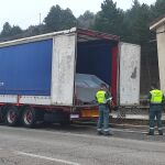 Narcolancha incautada por la Guardia Civil en Soria