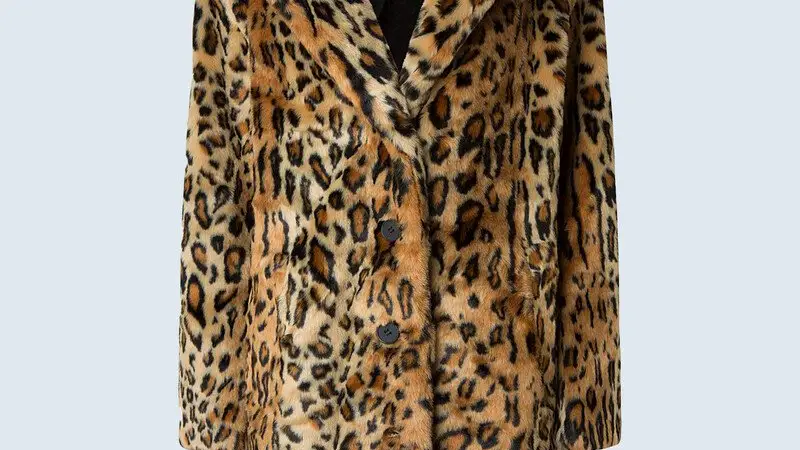 Abrigo animal print ‘Emmy’, de Pepe Jeans