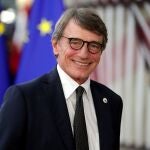 El fallecido presidente de la Eurocámara David Sassoli