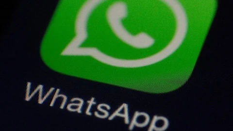 Logo de la aplicación de mensajería WhatsApp.
