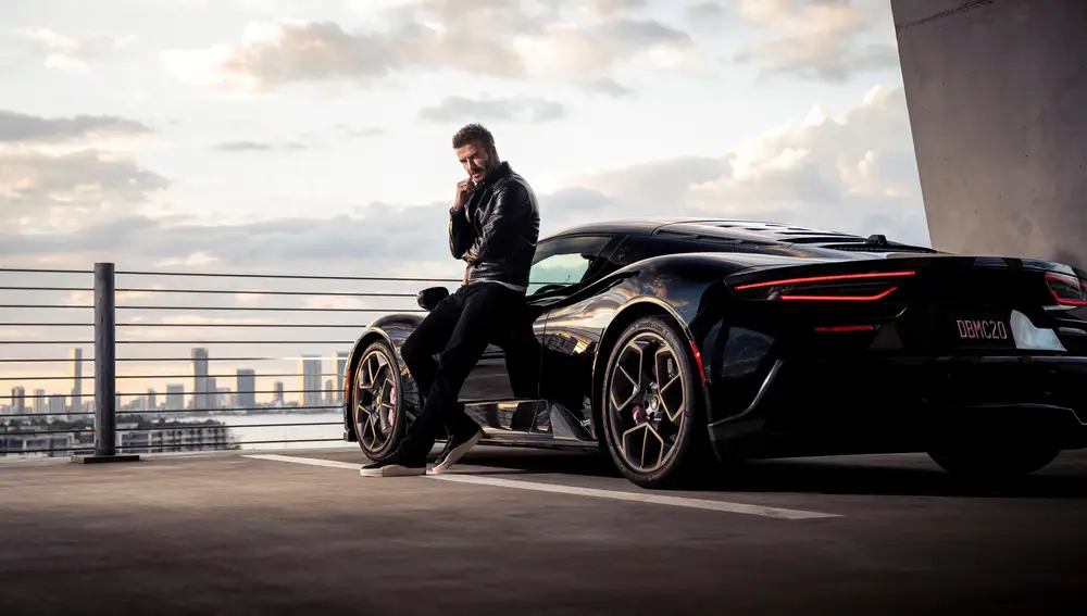 David Beckham Maserati MC20 Photo: James Lipman
