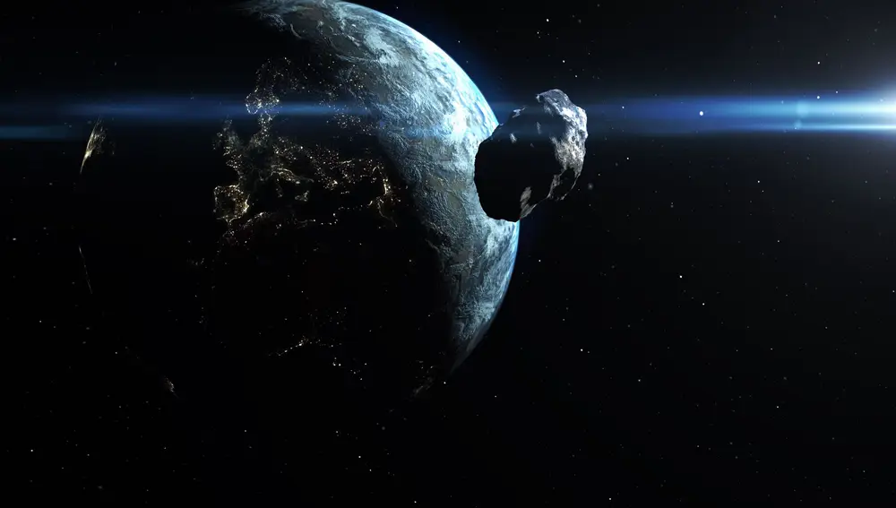 Imagen de archivo de un asteroide cercano al planeta Tierra